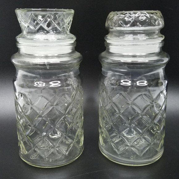 Vintage 1984 Planters Peanuts Jars Mr Peanut Glass - Picture 2 of 9